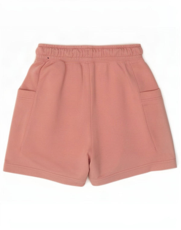 Nike Womens Sport Shorts UK 4 XS Pink Cotton