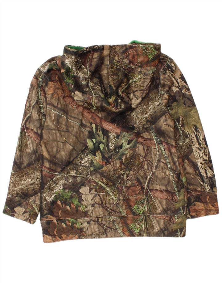 John Deere Boys Graphic Hoodie Jumper 4-5 Years Khaki Camouflage Polyester
