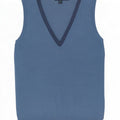 Boden Womens Vest Tank Top UK 10 Small Blue Cotton