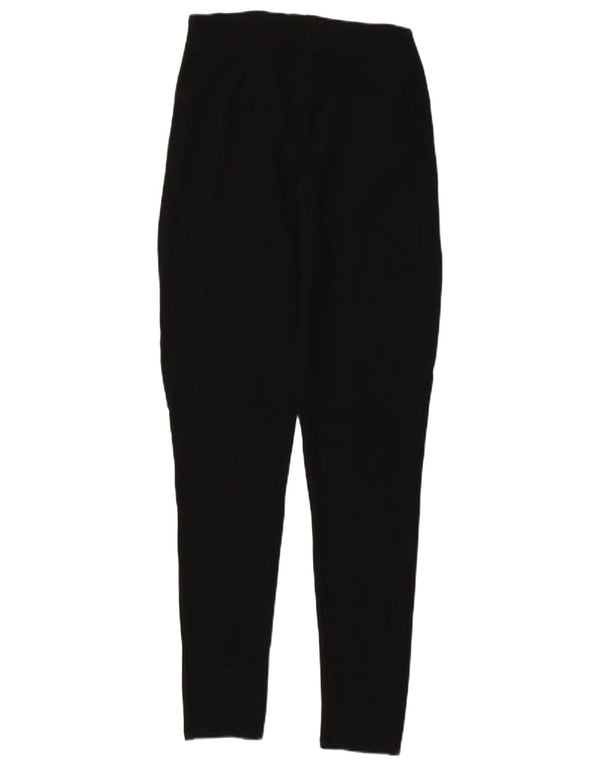 Zara Womens Skinny Casual Trousers Medium W28 L27 Black Viscose