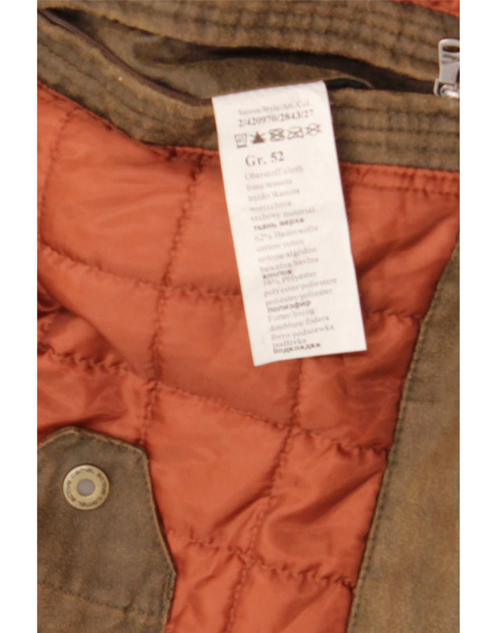Camel Active Mens Military Jacket IT 52 XL Brown Cotton
