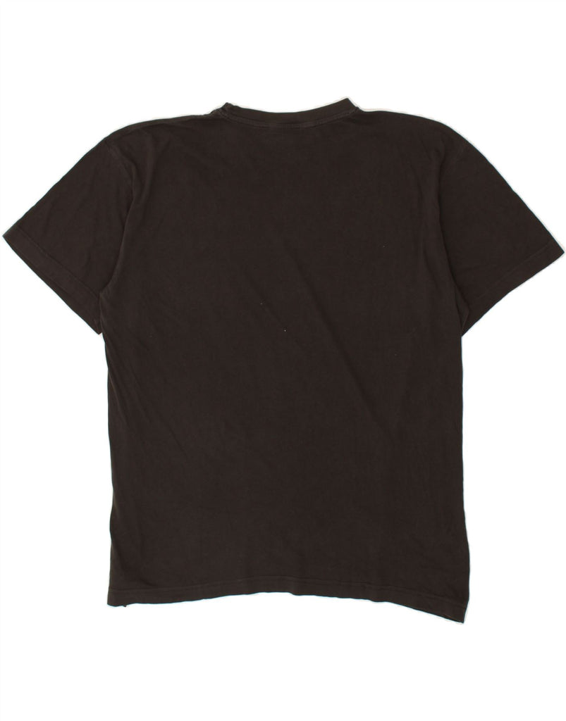 KAPPA Mens T-Shirt Top XL Black Cotton | Vintage Kappa | Thrift | Second-Hand Kappa | Used Clothing | Messina Hembry 