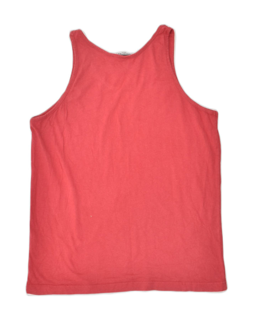 CHAMPION Womens Vest Top UK 14 Large Red Cotton | Vintage Champion | Thrift | Second-Hand Champion | Used Clothing | Messina Hembry 