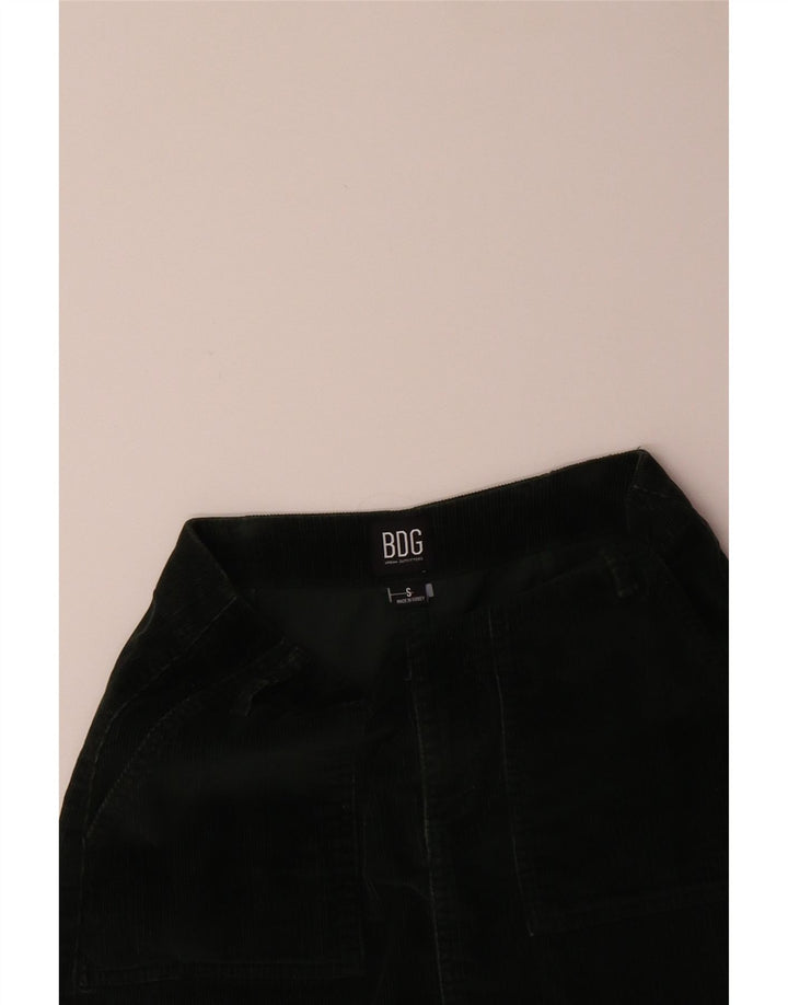BDG Womens Corduroy Skirt Small W28 Green Cotton Vintage BDG and Second-Hand BDG from Messina Hembry 