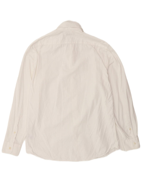 Jaeger Mens Modern Fit Shirt Size 16 Large White Cotton