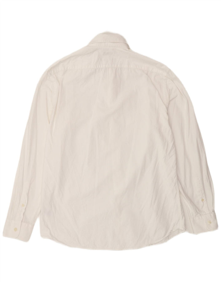 Jaeger Mens Modern Fit Shirt Size 16 Large White Cotton