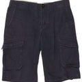 Timberland Mens Cargo Shorts W30 Medium Navy Blue Cotton