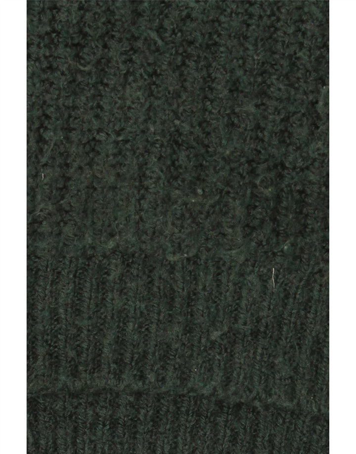 Marks & Spencer Womens Turtle Neck Jumper Sweater UK 14 Medium Green