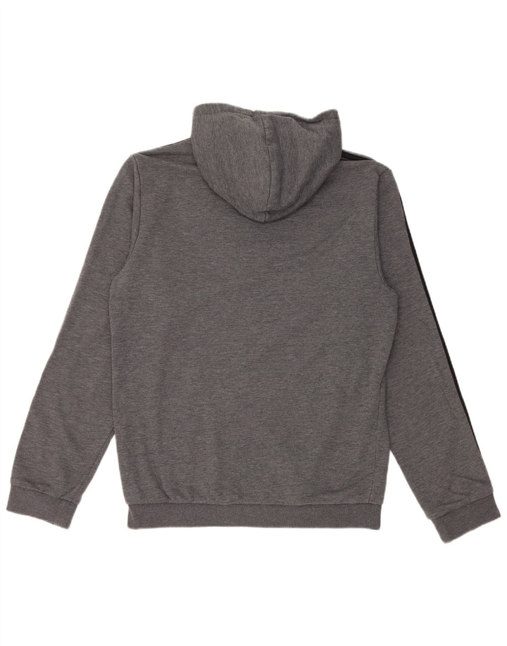 Adidas Mens Hoodie Jumper Small Grey Cotton