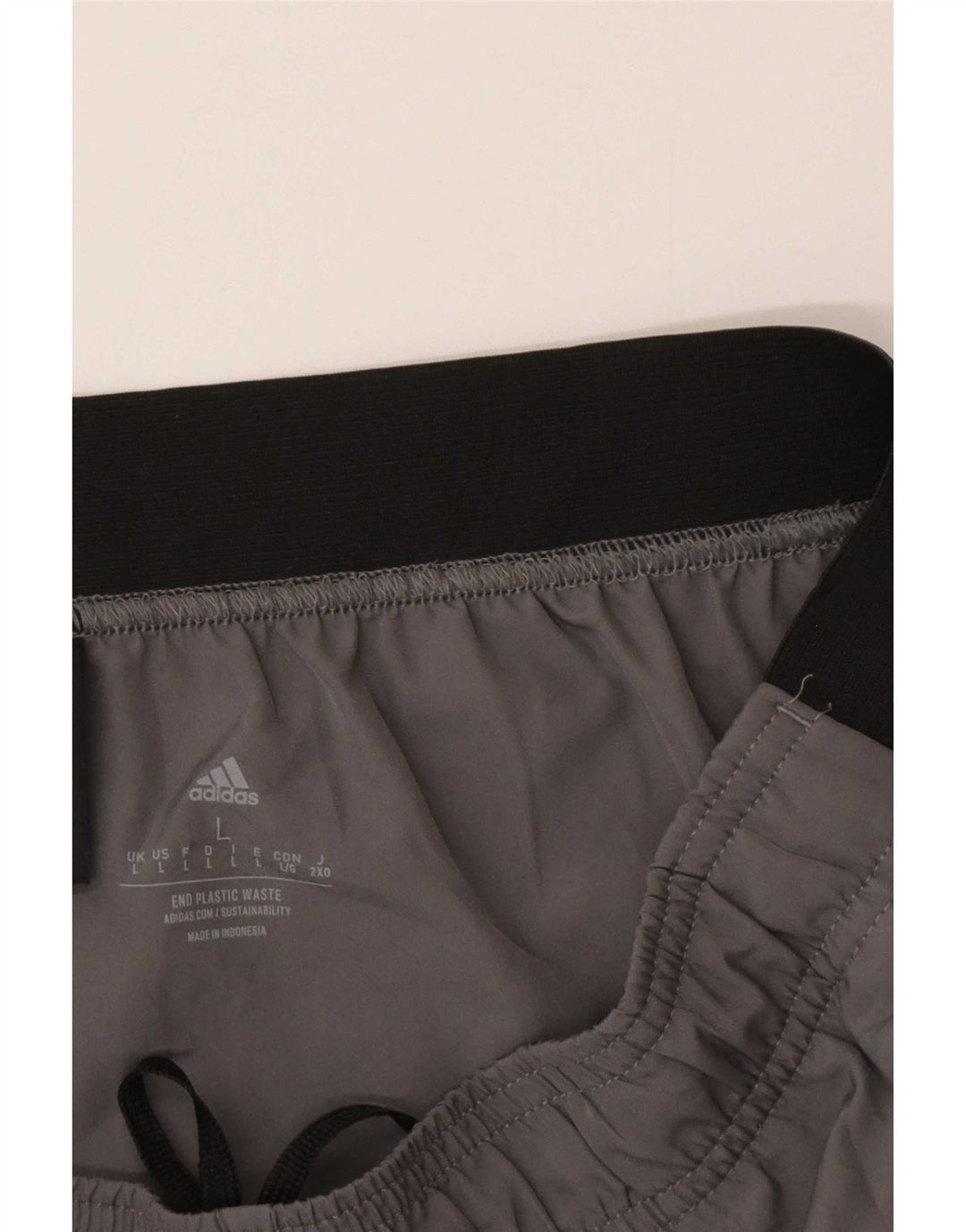 Adidas Mens Aeroready Sport Shorts Large Grey Colourblock Polyester