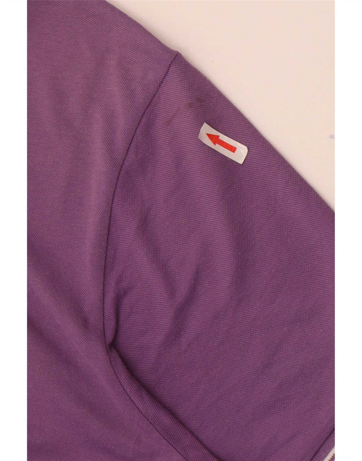 Champion Mens Polo Shirt Large Purple
