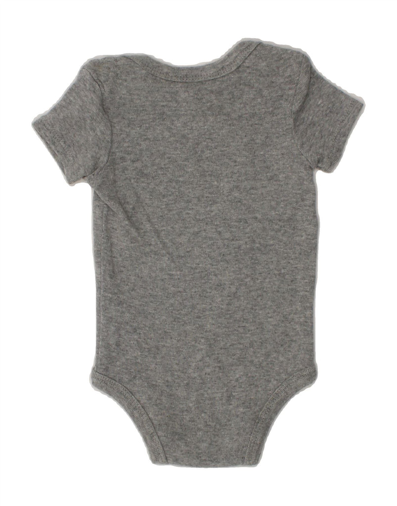 NIKE Baby Girls Graphic Bodysuit 3-6 Months Grey Vintage Nike and Second-Hand Nike from Messina Hembry 