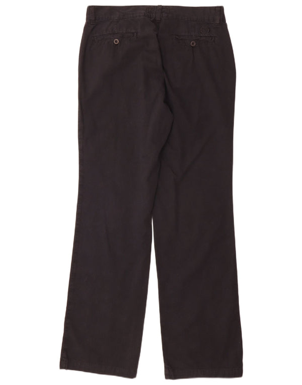 Sergio Tacchini Mens Straight Chino Trousers IT 50 Large W34 L34 Navy Blue