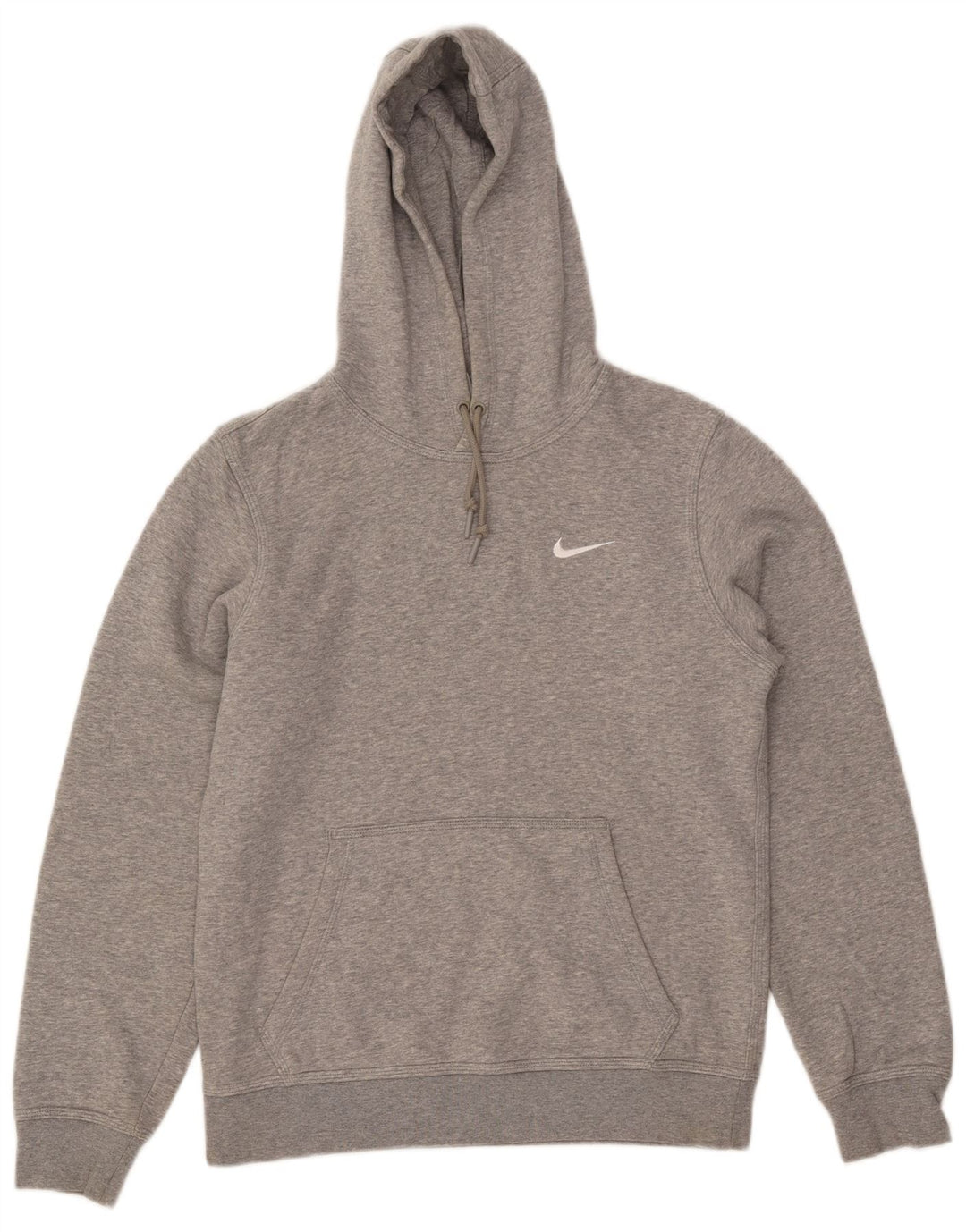 Nike Mens Hoodie Jumper Small Grey Flecked Cotton