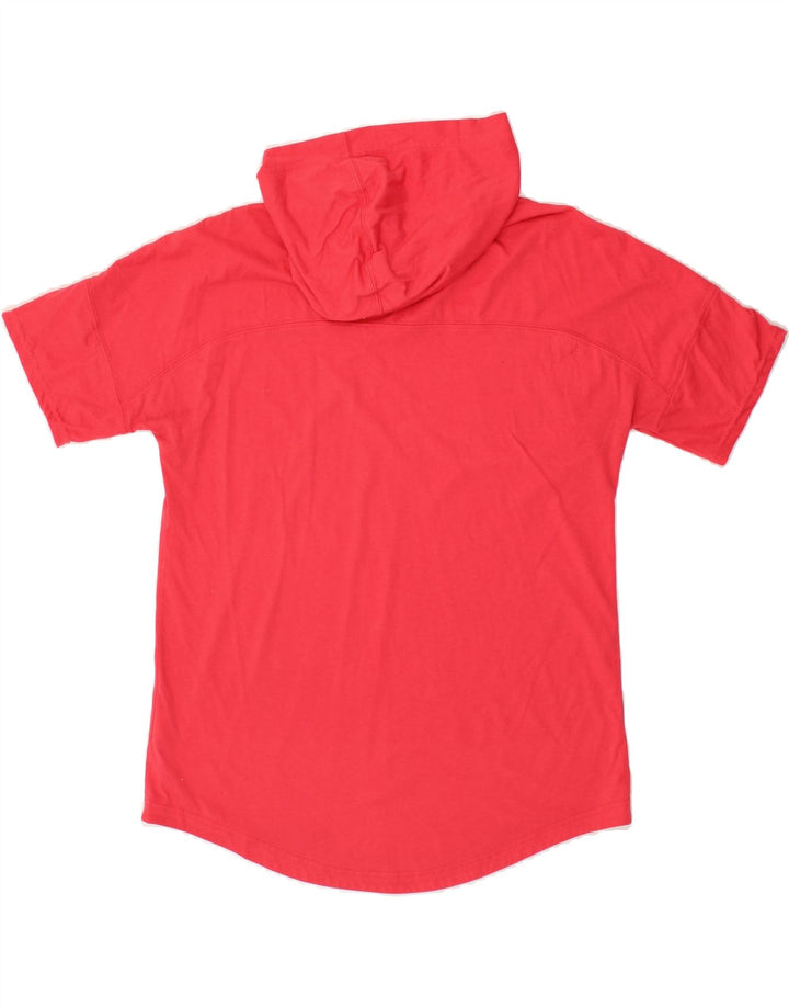 PUMA Womens Hooded Blouse Top UK 16 Large Red Cotton Vintage Puma and Second-Hand Puma from Messina Hembry 