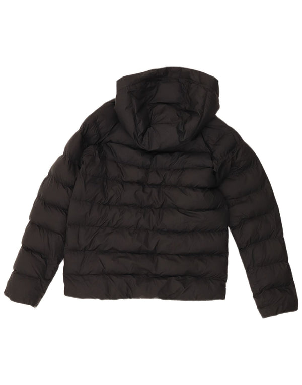 Nike Boys Hooded Padded Jacket 12-13 Years Large  Black Polyester