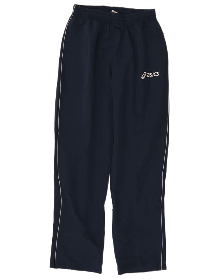 ASICS Mens Tracksuit Trousers Small  Navy Blue Polyester