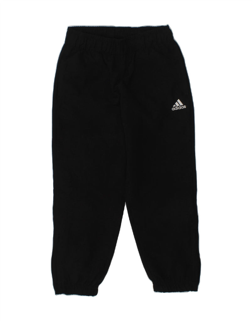 ADIDAS Boys Tracksuit Trousers Joggers 5-6 Years Black Polyester | Vintage Adidas | Thrift | Second-Hand Adidas | Used Clothing | Messina Hembry 