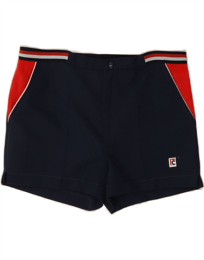 CAMPAGNOLO Mens Chino Shorts IT 46 Small W32 Navy Blue Colourblock Vintage Campagnolo and Second-Hand Campagnolo from Messina Hembry 