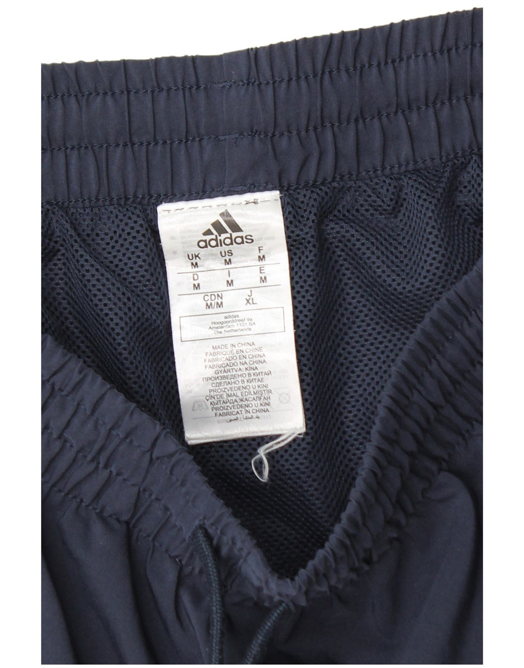 Adidas Mens Sport Shorts Medium Navy Blue Polyester