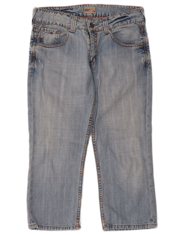 Tommy Hilfiger Womens Capri Jeans W30 L21 Blue Cotton