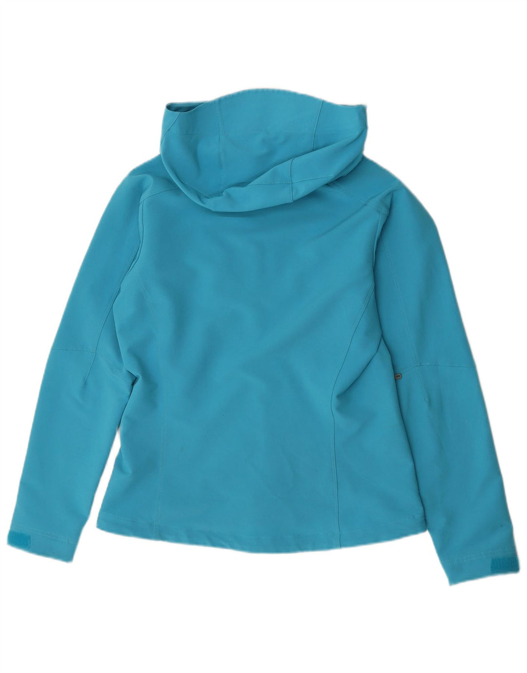 Patagonia Womens Hooded Windbreaker Jacket UK 14 Medium Turquoise Polyester