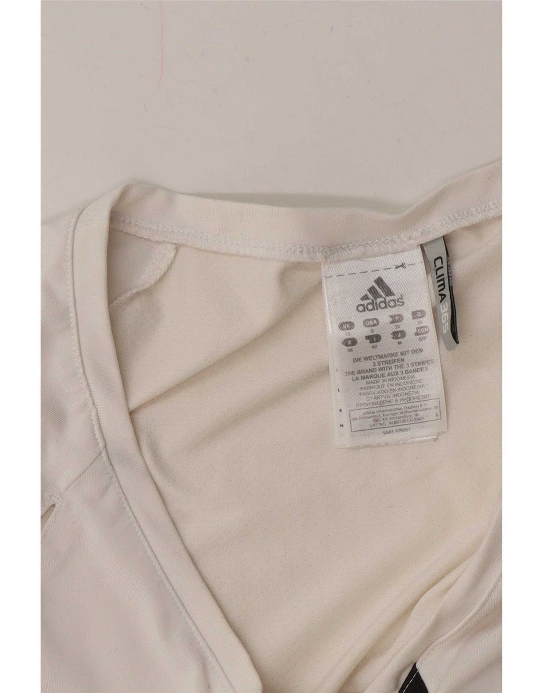 Adidas Womens Clima 365 T-Shirt Top UK 10 Small White Polyester