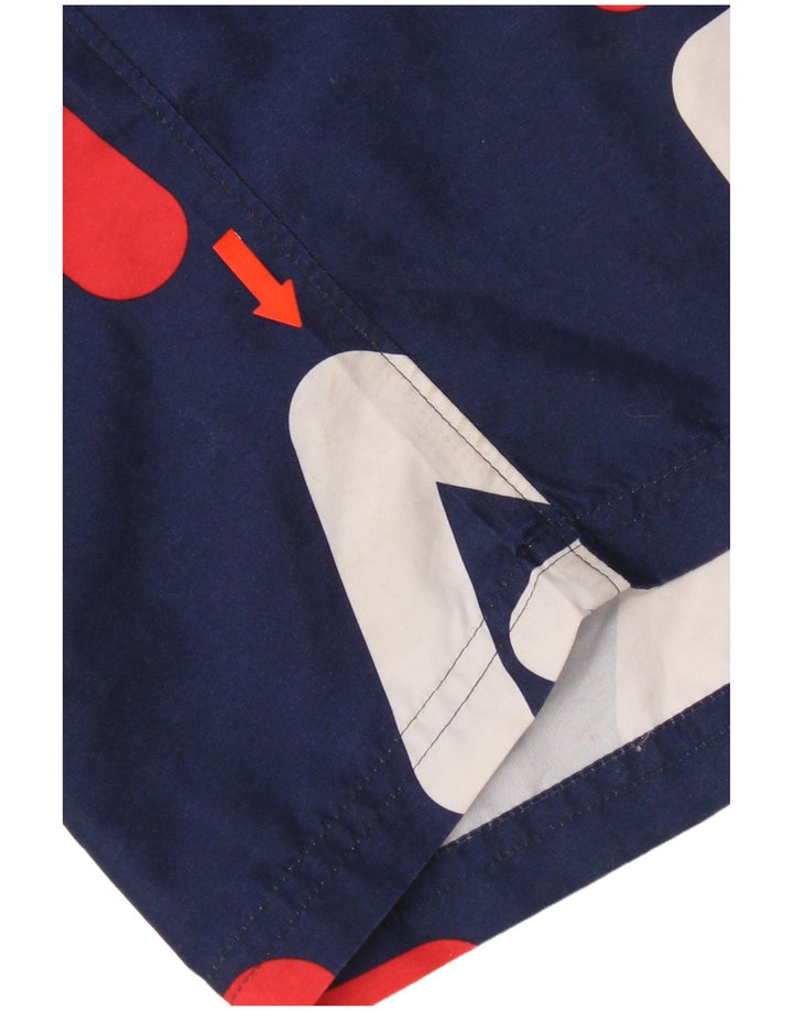 Fila Mens Graphic Swimming Shorts XL Navy Blue Polyester