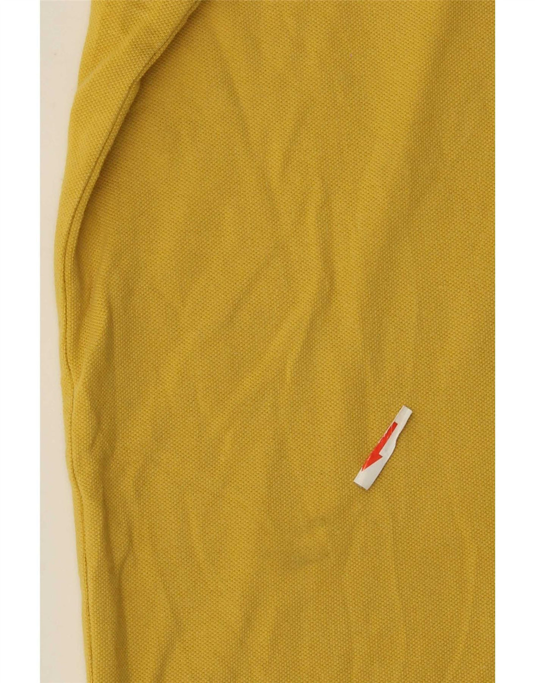 Lotto Mens Polo Shirt Medium Yellow Striped