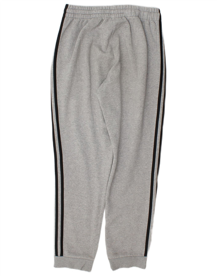 Adidas Mens Tracksuit Trousers Joggers Medium Grey Flecked Cotton