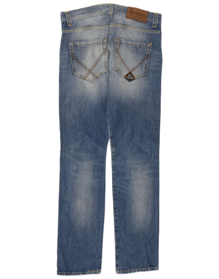 Roy Rogers Mens Straight Jeans IT 48 Medium W34 L35 Blue Cotton