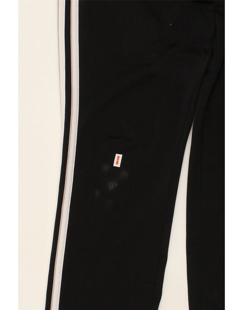 ADIDAS Womens Tracksuit Trousers UK 8 Small Black Polyester | Vintage Adidas | Thrift | Second-Hand Adidas | Used Clothing | Messina Hembry 