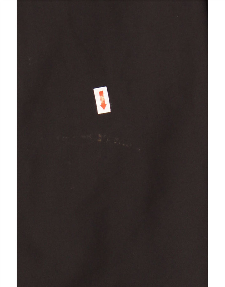 IZOD Mens Straight Chino Trousers W36 L30 Black Polyester