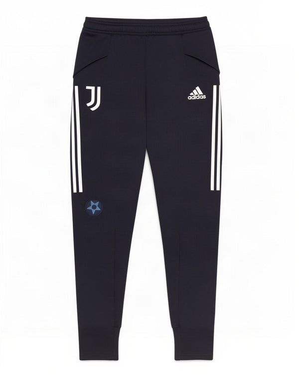 Adidas Boys Juventus Graphic Tracksuit Trousers 13-14 Years Navy Blue