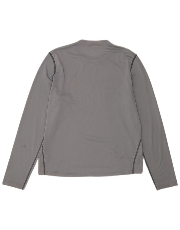 Adidas Mens Climacool Top Long Sleeve Medium Grey Polyester