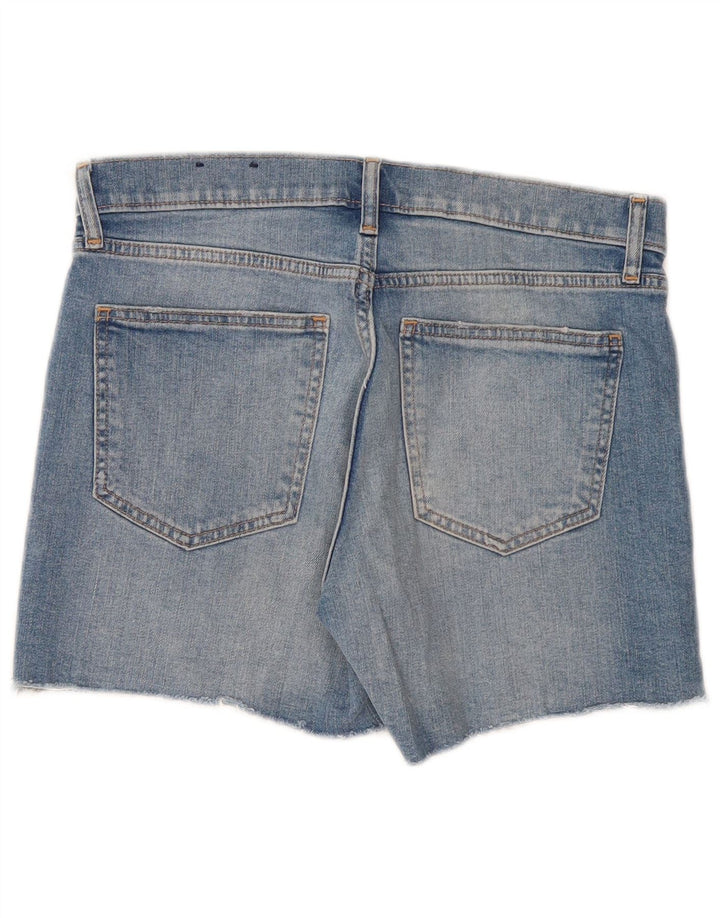 Gap Womens Mid Rise Denim Shorts W26 Small Blue Cotton