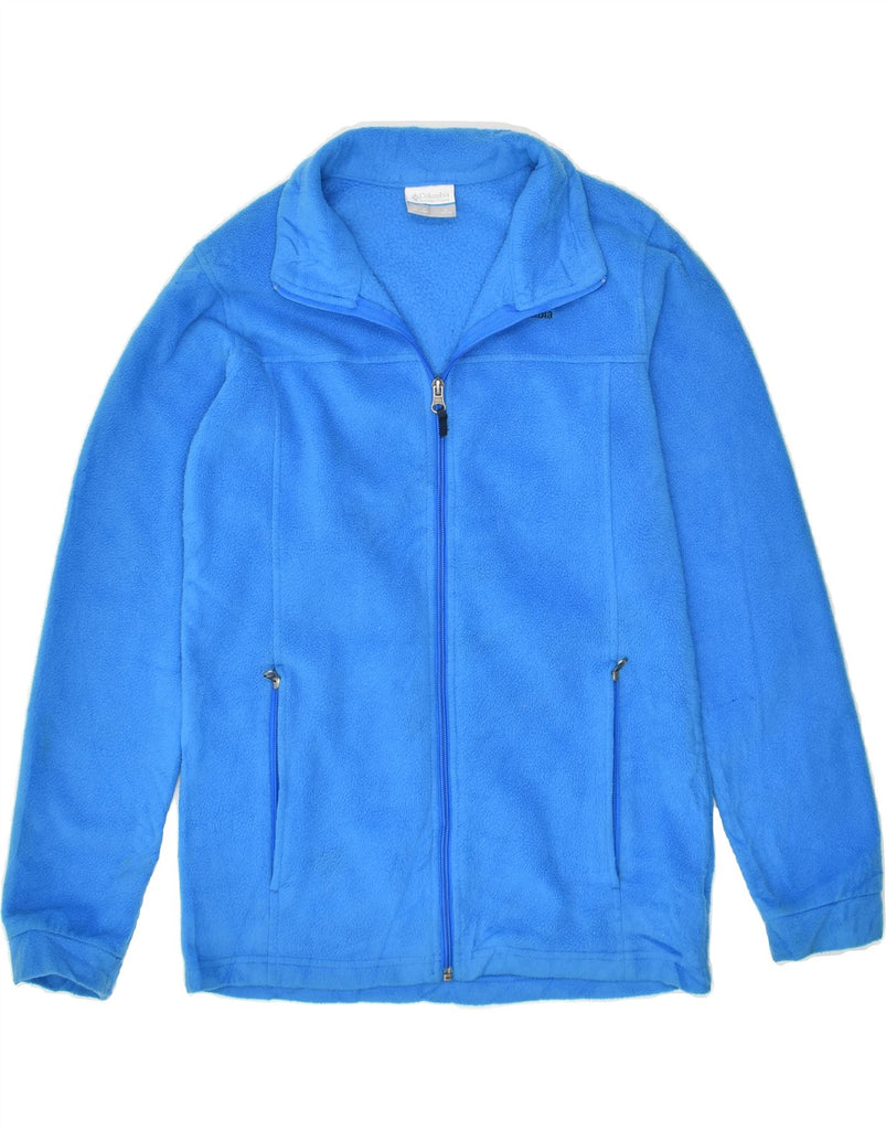 COLUMBIA Boys Fleece Jacket 14-15 Years Large Blue Polyester | Vintage Columbia | Thrift | Second-Hand Columbia | Used Clothing | Messina Hembry 