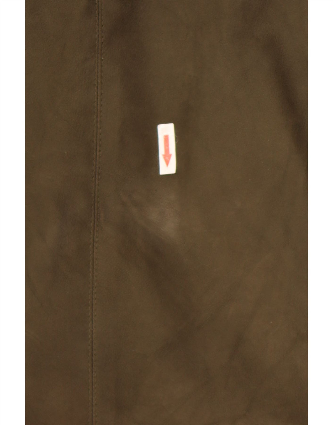 Talenti Womens Leather Coat UK 18 XL Khaki Leather