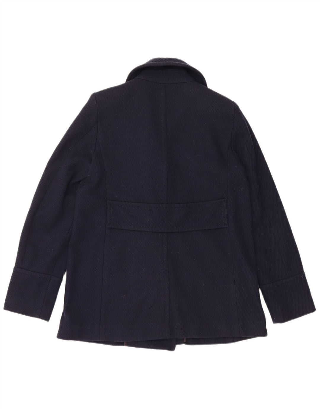 Marella Womens EMME Pea Coat UK 12 Medium Navy Blue
