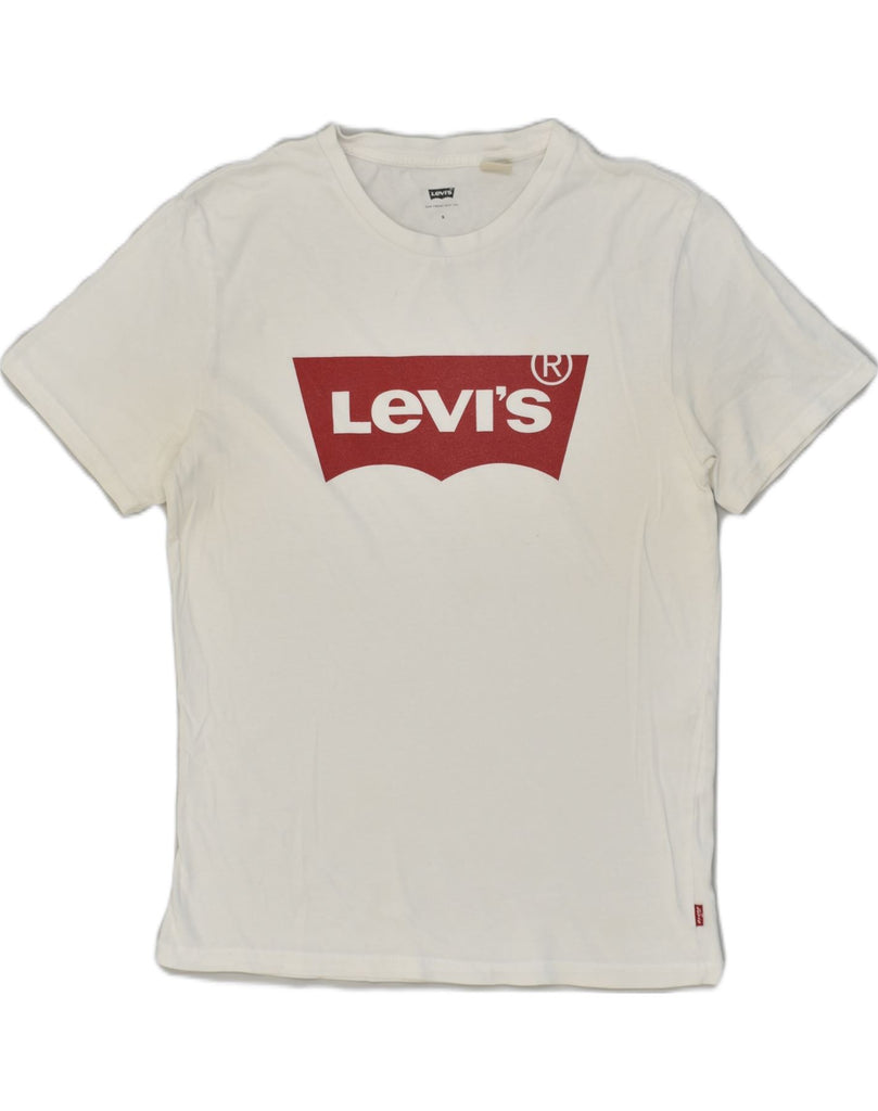 LEVI'S Mens San Francisco Graphic T-Shirt Top Small White Cotton | Vintage Levi's | Thrift | Second-Hand Levi's | Used Clothing | Messina Hembry 