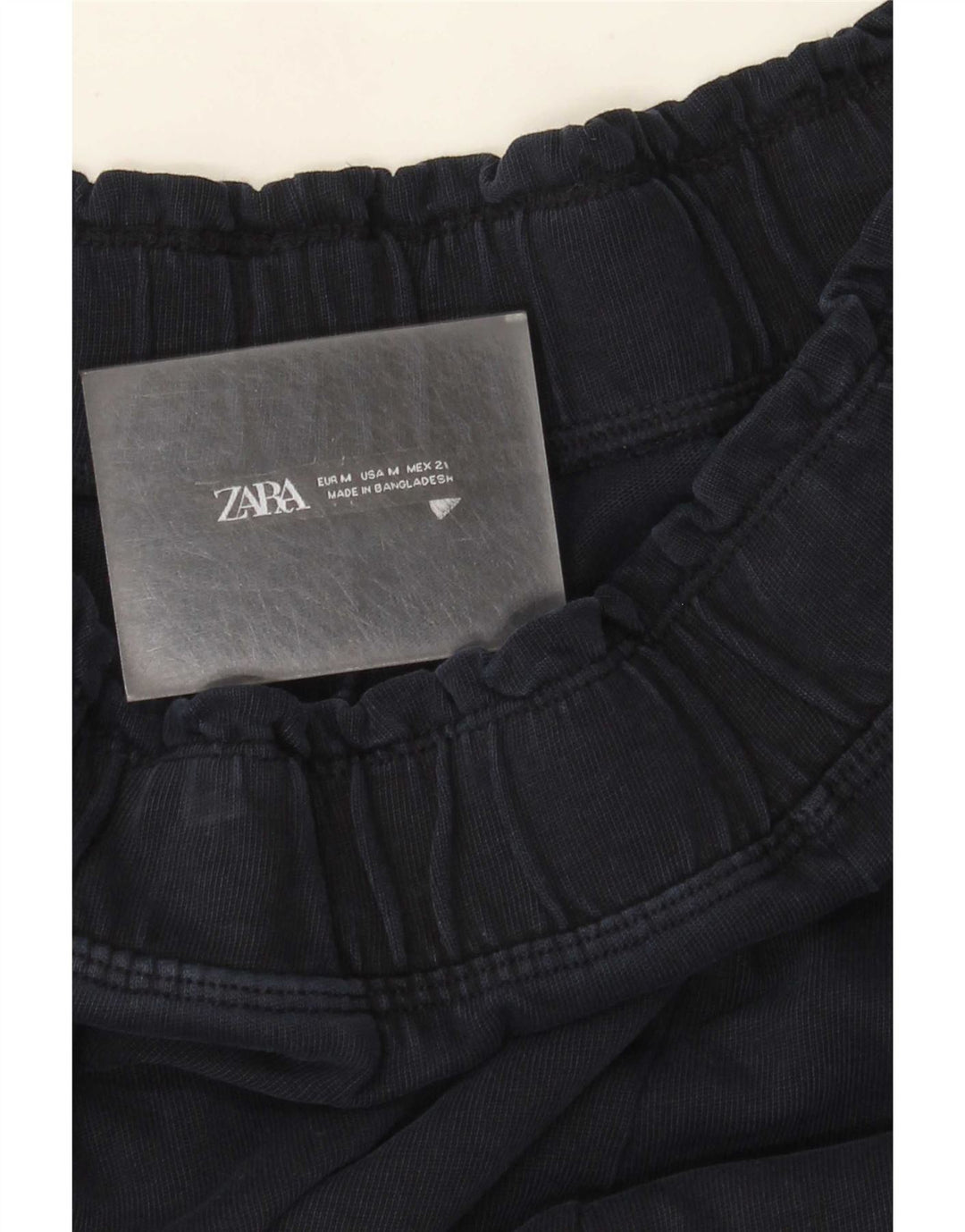 Zara Womens Wide Leg Trousers UK 14 Medium  Navy Blue