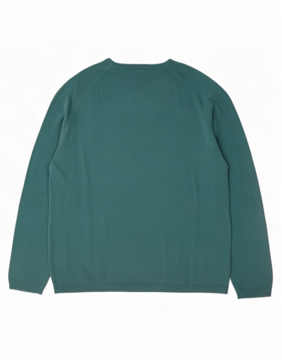 Marks & Spencer Mens V-Neck Jumper Sweater XL Green Acrylic