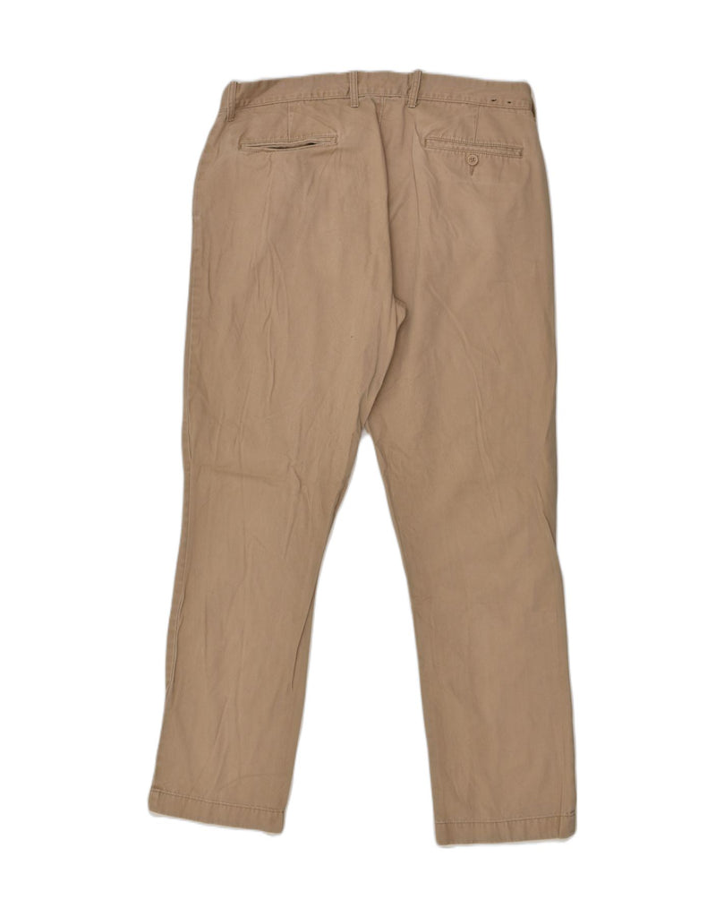 J. CREW Mens The Sutton Slim Chino Trousers W34 L32 Beige Cotton | Vintage J. Crew | Thrift | Second-Hand J. Crew | Used Clothing | Messina Hembry 