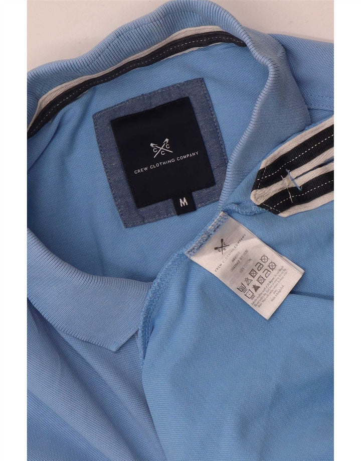 Crew Clothing Mens Polo Shirt Medium Blue