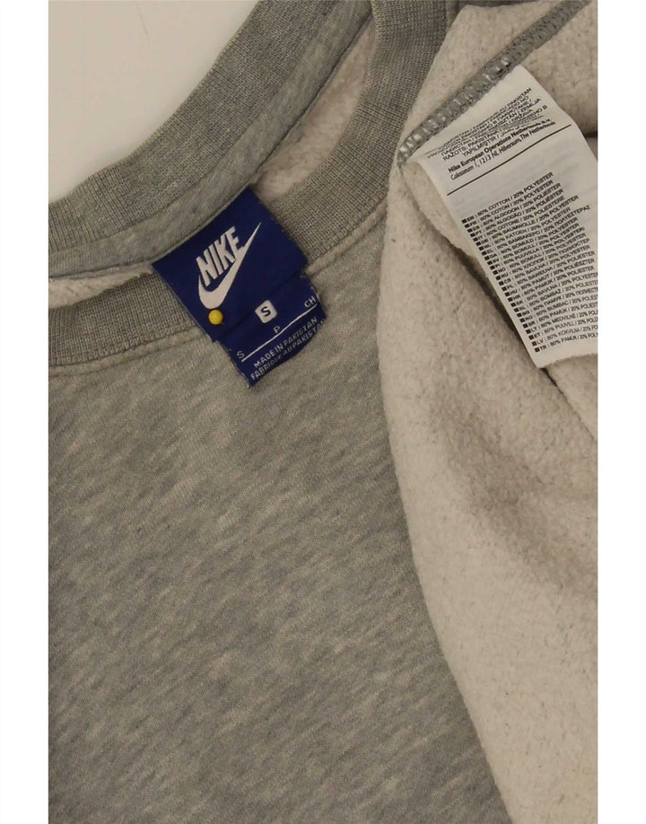 Nike Mens Sweatshirt Jumper Small Grey Flecked Cotton
