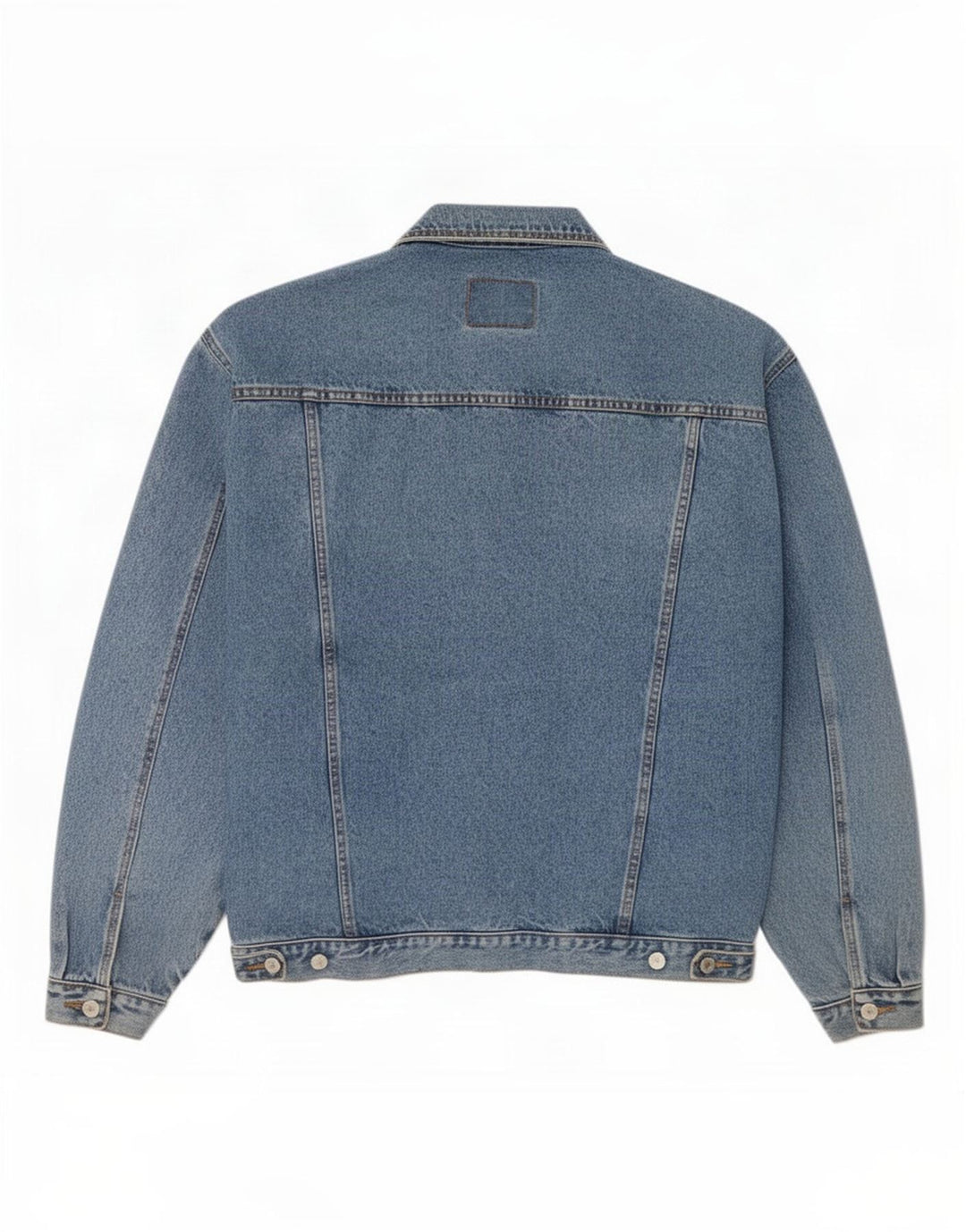 Casucci Mens Denim Jacket UK 42 XL Blue Cotton