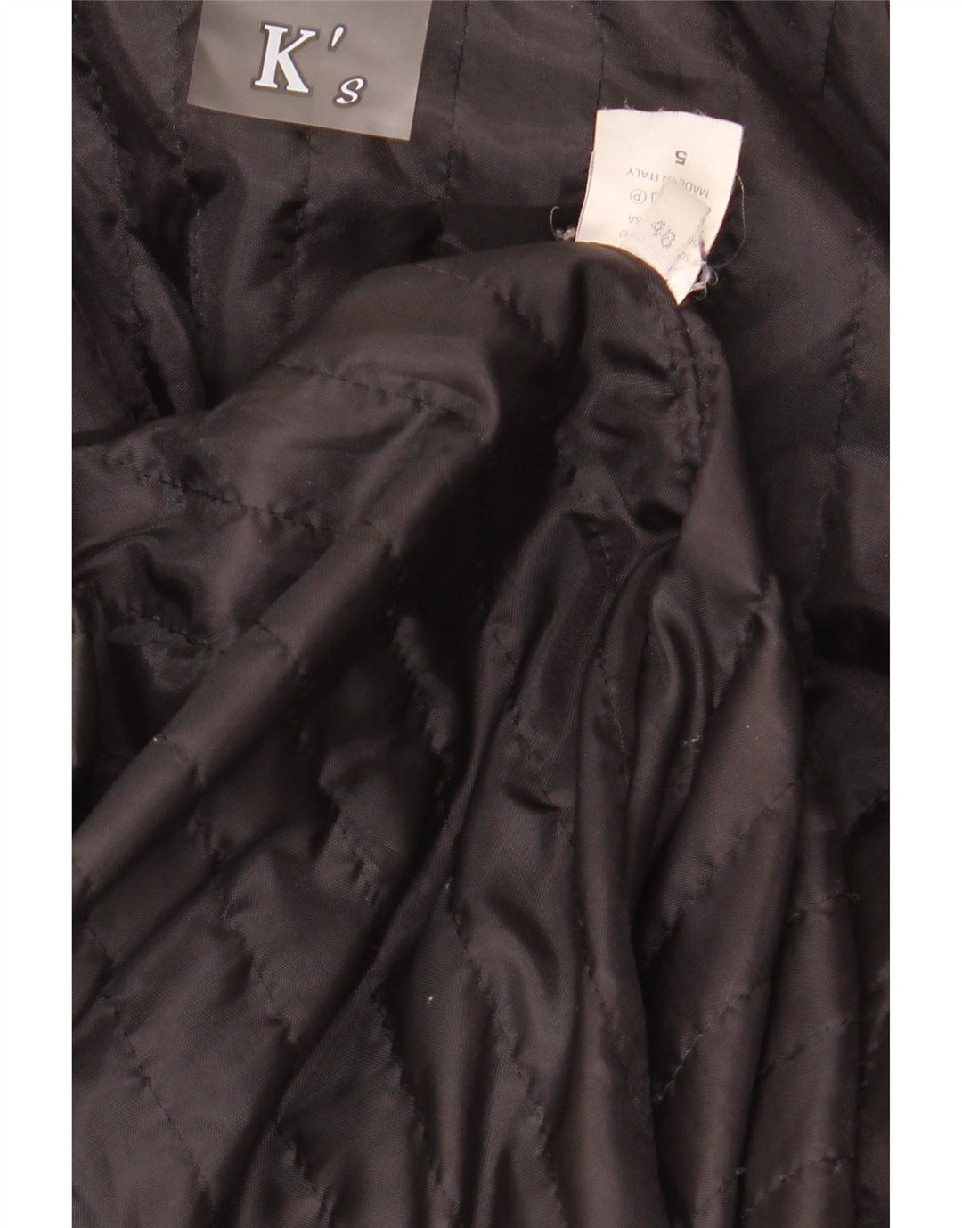 K'S Womens Leather Jacket IT 48 XL Black