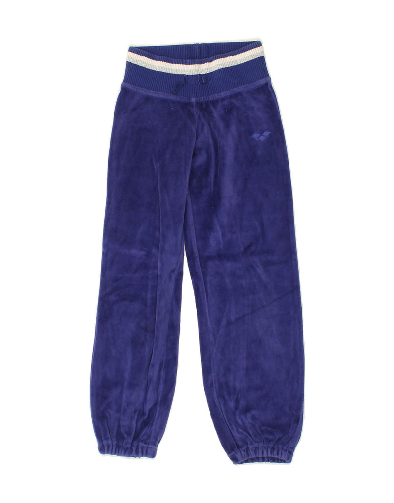 ARENA Girls Tracksuit Trousers Joggers 5-6 Years Blue Cotton Vintage Arena and Second-Hand Arena from Messina Hembry 