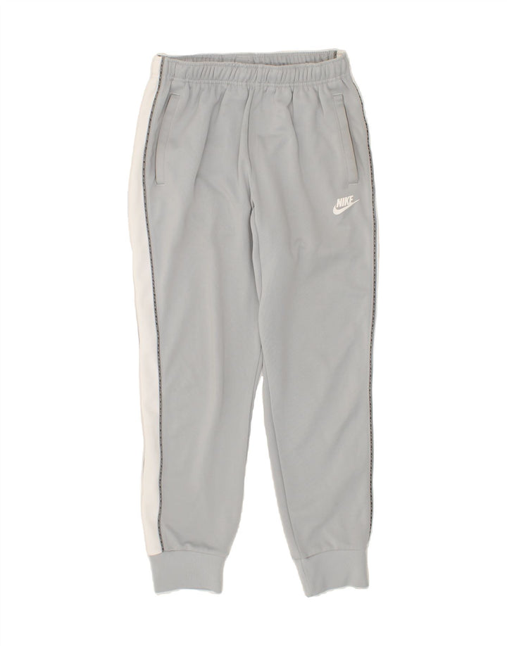 NIKE Mens Tracksuit Trousers Joggers Small  Grey Colourblock Polyester