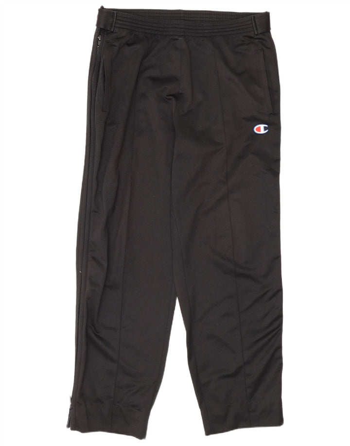 Champion Mens Tracksuit Trousers Medium  Black Polyester